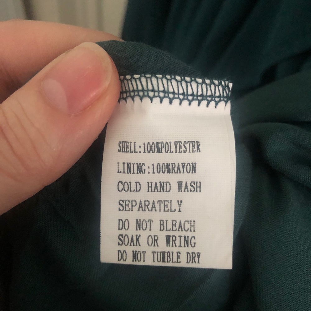 🔥 price drop - Dark Teal/Green dress, New without tags size 16 - Picture 9 of 10